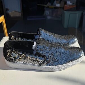 INC INTERNATIONAL CONCEPTS FLASH SEQUIN SLIP- ON